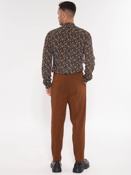 OVER-D Chino Παντελόνι OE1F2W3P10 Καφέ - Ταμπά OVER-D - 10