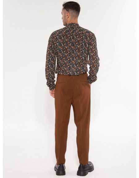 OVER-D Chino Παντελόνι OE1F2W3P10 Καφέ - Ταμπά OVER-D - 10