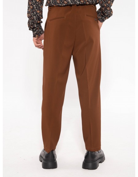 OVER-D Chino Παντελόνι OE1F2W3P10 Καφέ - Ταμπά OVER-D - 2