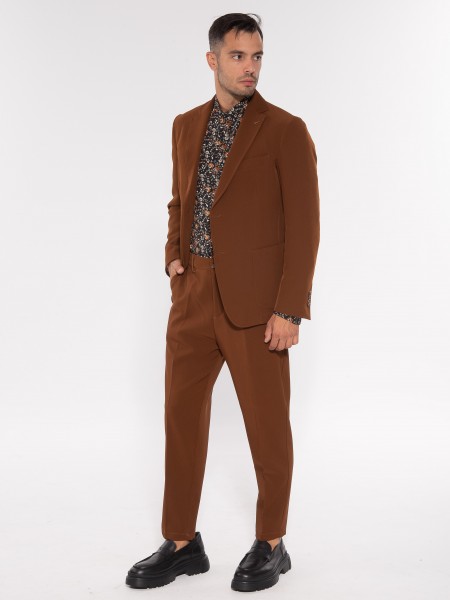 OVER-D Chino Παντελόνι OE1F2W3P10 Καφέ - Ταμπά OVER-D - 12