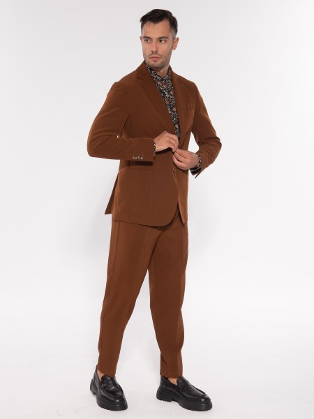 OVER-D Chino Παντελόνι OE1F2W3P10 Καφέ - Ταμπά OVER-D - 7