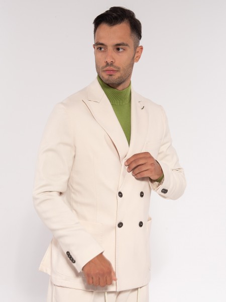 OVER-D Σακάκι OE1F2W3G01 Εκρού OVER-D - 3