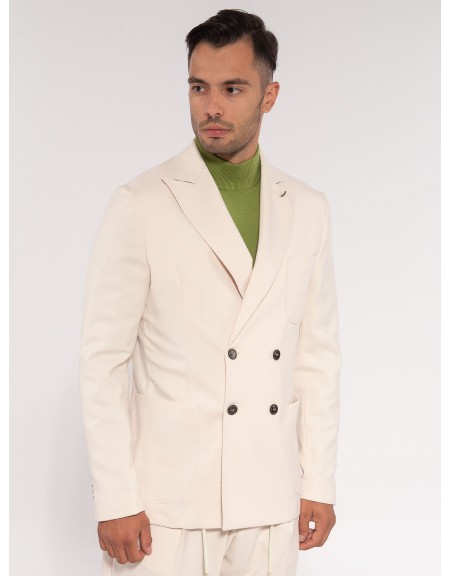 OVER-D Σακάκι OE1F2W3G01 Εκρού OVER-D - 4