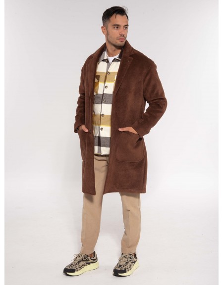 OVER-D Πουκάμισο - Jacket καρό OE1F2W3J32 Λευκό - Καφέ - Μαυρό OVER-D - 7