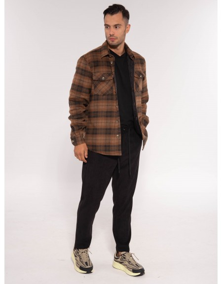 OVER-D Παντελόνι OE1F2W3P09 Μαύρο OVER-D - 7