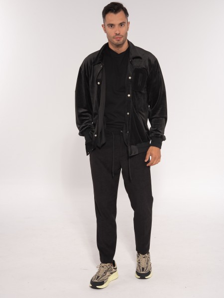 OVER-D Παντελόνι OE1F2W3P09 Μαύρο OVER-D - 8