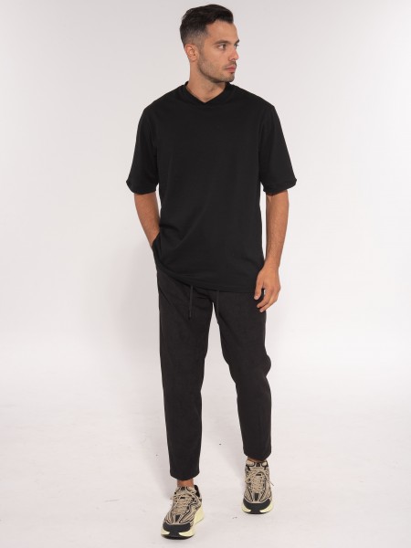 OVER-D Παντελόνι OE1F2W3P09 Μαύρο OVER-D - 6