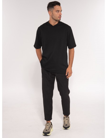 OVER-D Παντελόνι OE1F2W3P09 Μαύρο OVER-D - 6