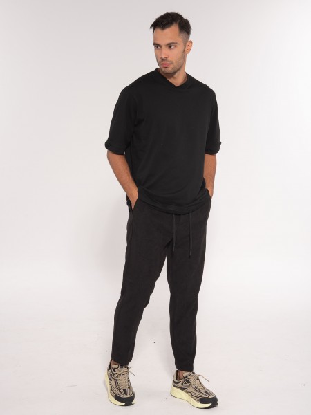 OVER-D Παντελόνι OE1F2W3P09 Μαύρο OVER-D - 10