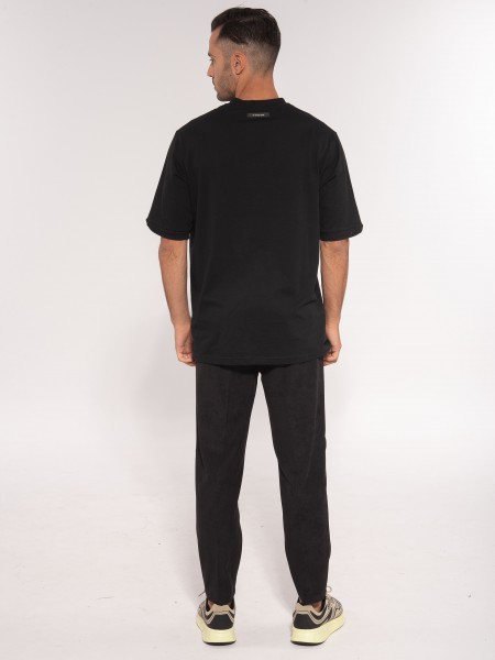 OVER-D Παντελόνι OE1F2W3P09 Μαύρο OVER-D - 12