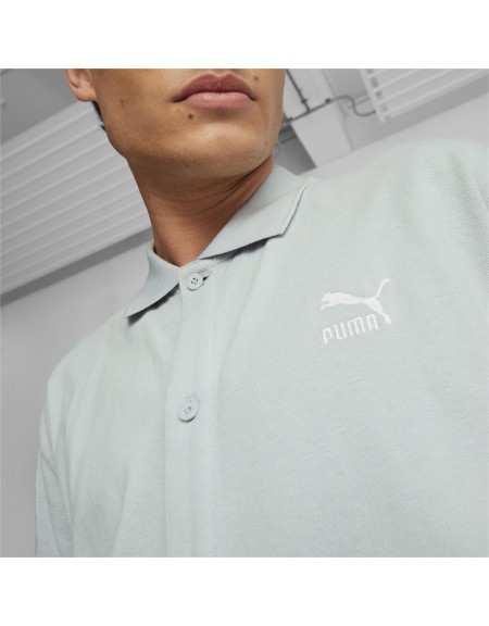 PUMA Short Sleeve Shirt 538129 80 CLASSICS Pique Ciel PUMA - 4