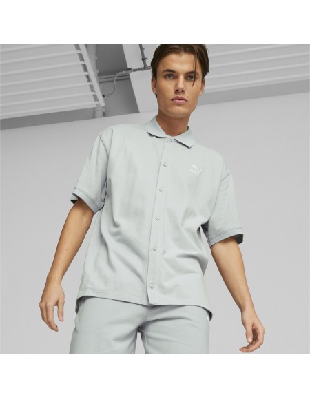 PUMA Short Sleeve Shirt 538129 80 CLASSICS Pique Ciel PUMA - 1