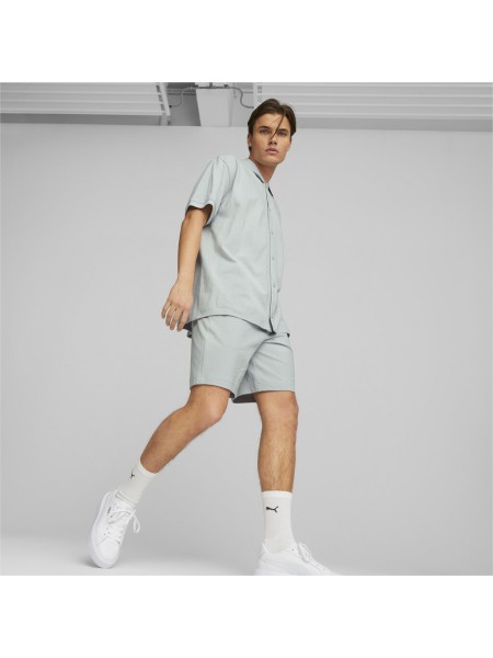 PUMA Πουκάμισο κοντομάνικο 538129 80 CLASSICS Pique Σιέλ PUMA - 2