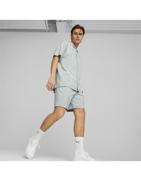 PUMA Πουκάμισο κοντομάνικο 538129 80 CLASSICS Pique Σιέλ PUMA - 2