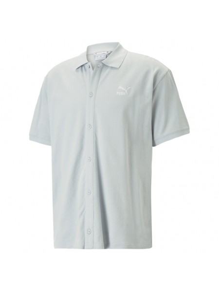 PUMA Short Sleeve Shirt 538129 80 CLASSICS Pique Ciel PUMA - 8