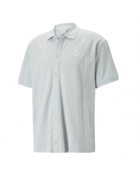PUMA Short Sleeve Shirt 538129 80 CLASSICS Pique Ciel PUMA - 8