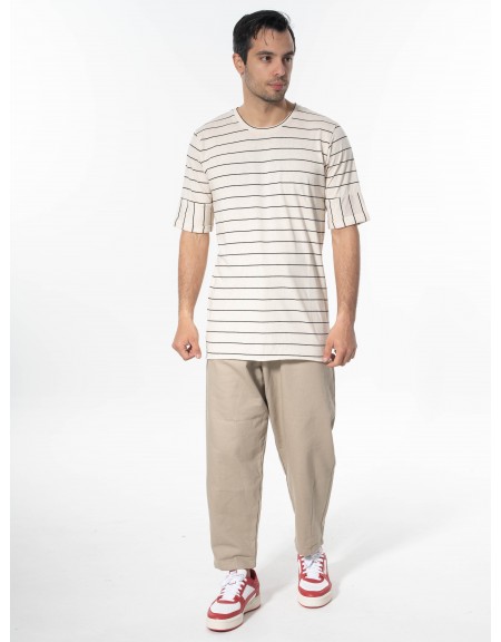 NINETEEN T-shirt K24-1051 Off-white NINETEEN - 5