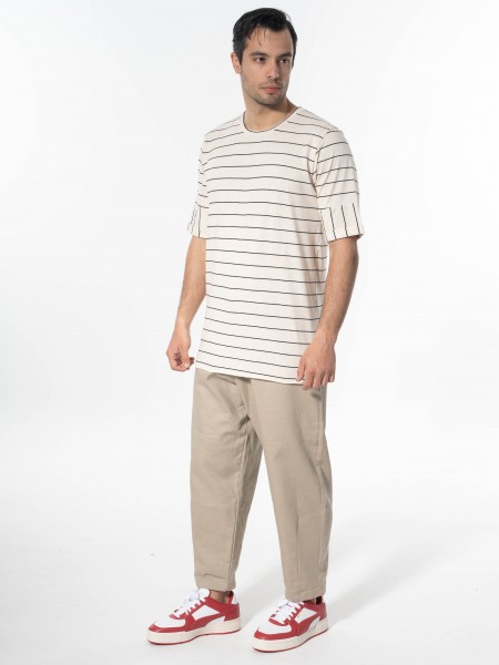 NINETEEN T-shirt K24-1051 Off-white NINETEEN - 6