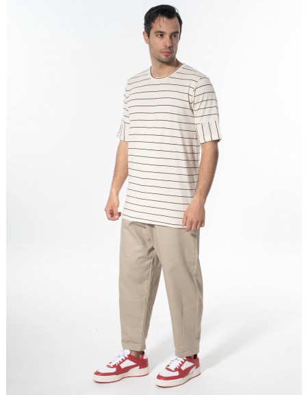 NINETEEN T-shirt K24-1051 Off-white NINETEEN - 6