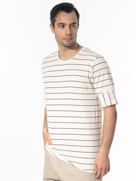 NINETEEN T-shirt K24-1051 Off-white NINETEEN - 3