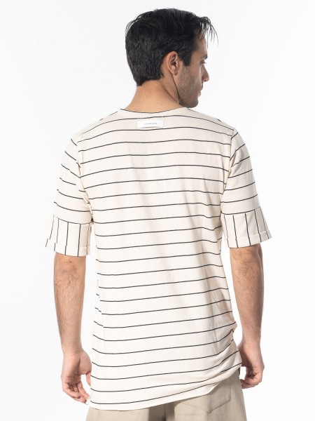 NINETEEN T-shirt K24-1051 Off-white NINETEEN - 2