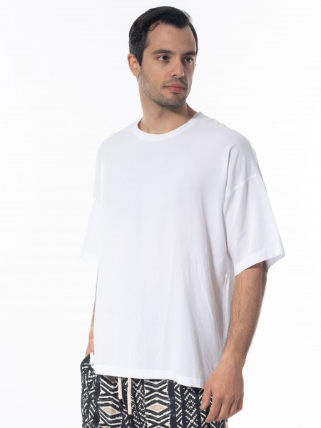 NINETEEN T-shirt K24-1061 Λευκό NINETEEN - 3