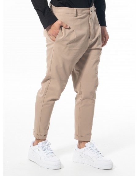 NINETEEN Chino παντελόνι K24-1034 Μπεζ NINETEEN - 4