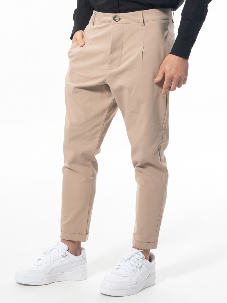 NINETEEN Chino παντελόνι K24-1034 Μπεζ NINETEEN - 3