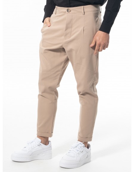 NINETEEN Chino παντελόνι K24-1034 Μπεζ NINETEEN - 3