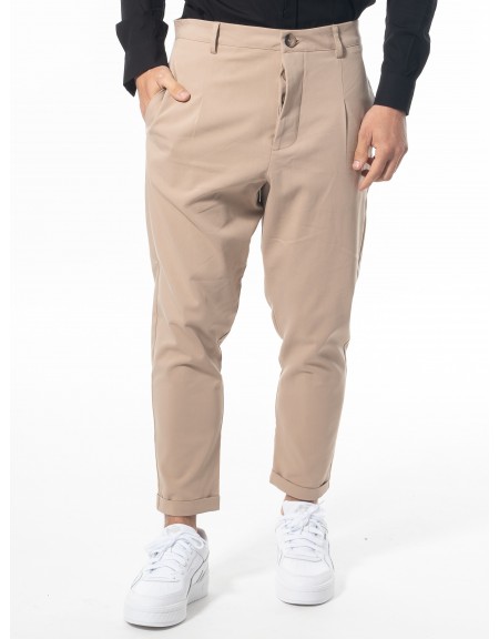 NINETEEN Chino παντελόνι K24-1034 Μπεζ NINETEEN - 11