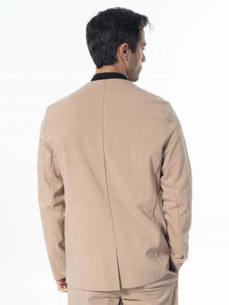 NINETEEN Σακάκι K24-1037 Μπεζ NINETEEN - 2