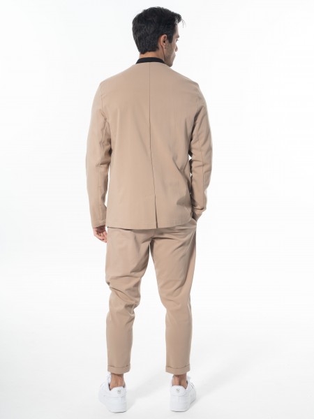 NINETEEN Σακάκι K24-1037 Μπεζ NINETEEN - 7