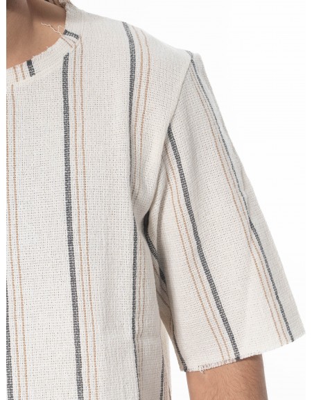 XAGON MAN T-shirt yarn 2MBM101 Beige XAGON MAN - 5