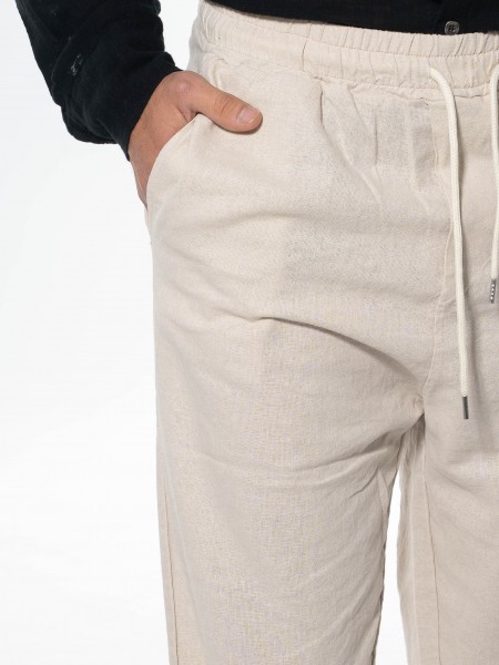 XAGON MAN Linen pants 1MBM103 Beige XAGON MAN - 6