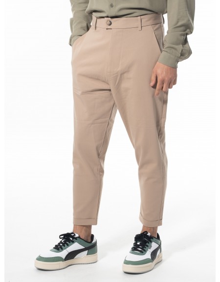 NINETEEN Chino pants K24-1035 Beige NINETEEN - 3