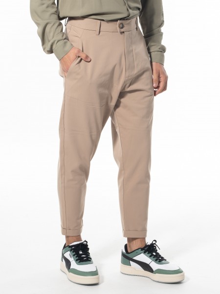 NINETEEN Chino pants K24-1035 Beige NINETEEN - 4