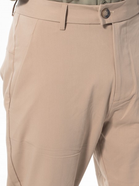 NINETEEN Chino pants K24-1035 Beige NINETEEN - 5
