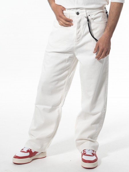 XAGON MAN Jean Παντελόνι 2UMR169 Λευκό XAGON MAN - 3