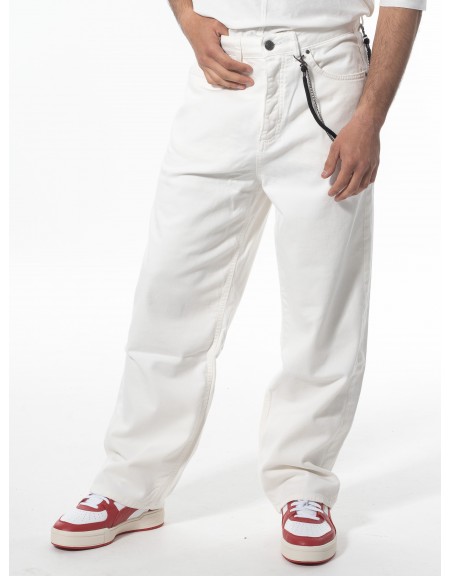 XAGON MAN Jean Παντελόνι 2UMR169 Λευκό XAGON MAN - 3