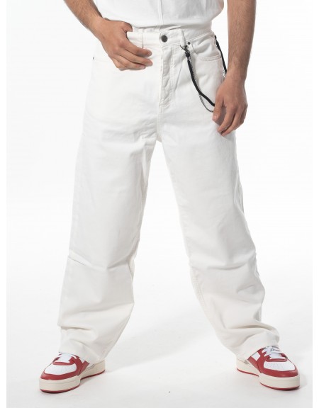 XAGON MAN Jean Παντελόνι 2UMR169 Λευκό XAGON MAN - 10