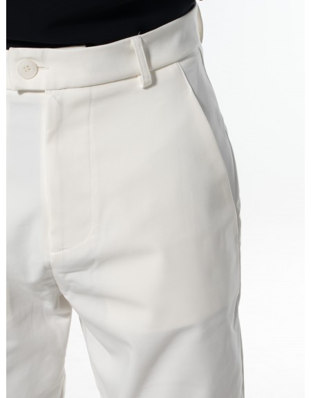 NINETEEN Chino παντελόνι K24-1035 Off-white NINETEEN - 5