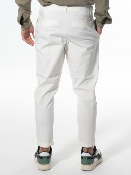 NINETEEN Chino παντελόνι K24-1034 Off-white NINETEEN - 2