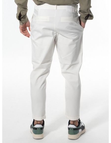 NINETEEN Chino παντελόνι K24-1034 Off-white NINETEEN - 2