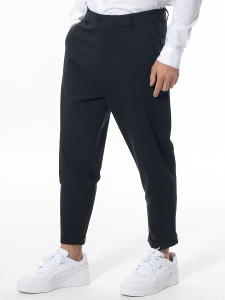 NINETEEN Chino Pants K24-1035 Black NINETEEN - 3