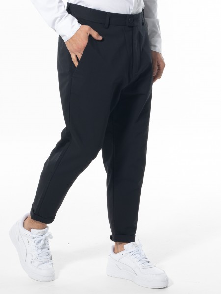 NINETEEN Chino Pants K24-1035 Black NINETEEN - 4