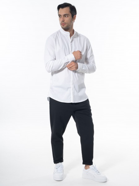 NINETEEN Chino Pants K24-1035 Black NINETEEN - 8