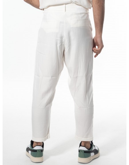 NINETEEN Chino Παντελόνι K24-1020 Off-white NINETEEN - 2