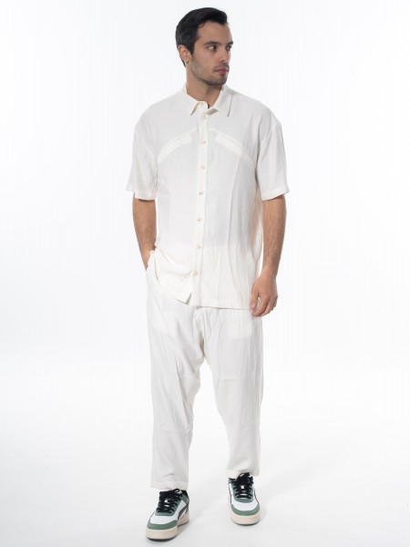 NINETEEN Chino Παντελόνι K24-1020 Off-white NINETEEN - 6