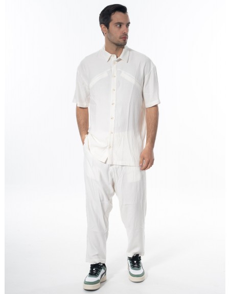 NINETEEN Chino Παντελόνι K24-1020 Off-white NINETEEN - 6