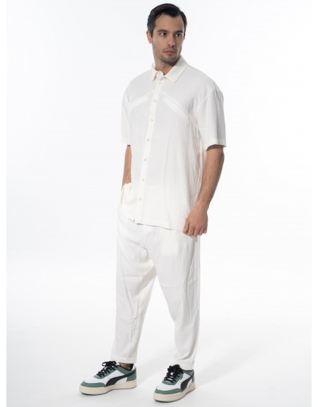 NINETEEN Chino Παντελόνι K24-1020 Off-white NINETEEN - 8